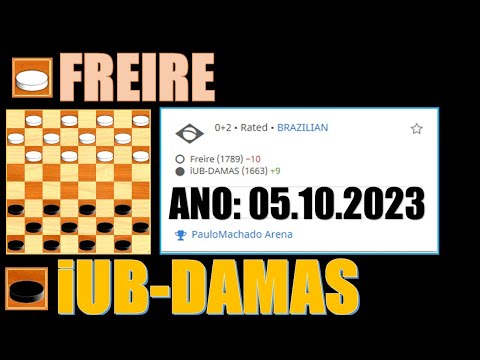 CLÁSSICOS DO JOGO DE DAMAS - FREIRE VS iUB DAMAS
