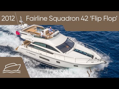 2012 Fairline Squadron 42 'Flip Flop' - SOLD