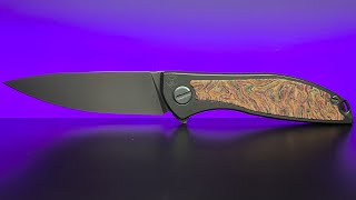 Shirogorov Neon NL - Knife Unboxing And 1st Impressions _ This Knife Has CRAZY Micarta!