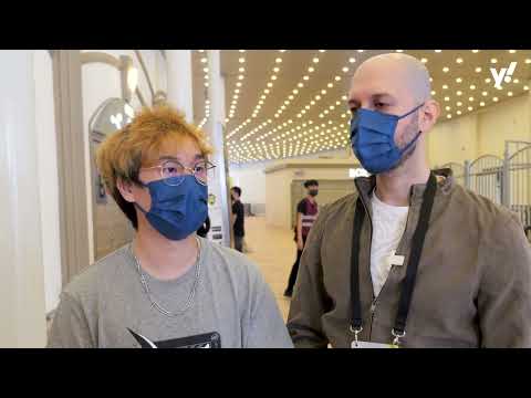 Interviewing fans of Dota 2 at ESL One Malaysia