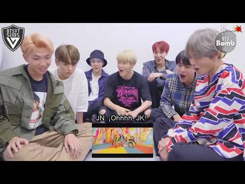 [SUB ESPAÑOL] [BANGTAN BOMB] BTS 'DNA' MV REAL reaction @6:00PM (170918) - BTS (방탄소년단)