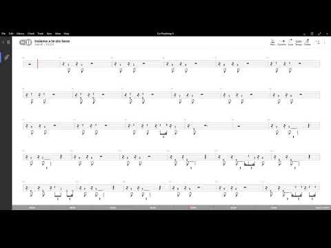 Insieme A Te Sto Bene ( L.Battisti ) Tablatura e base Senza Basso - Backing bass track