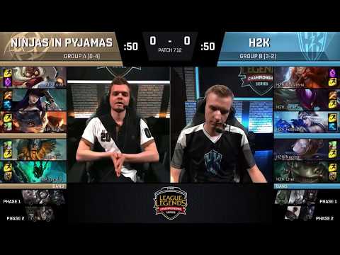 H2K vs NIP Highlights Game 1 | EU LCS SUMMER 2017 | H2K Gaming vs Ninjas in Pyjamas