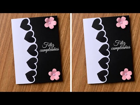Increíble tarjeta de cumpleaños hecha a mano 🌸 | Beautiful Handmade Birthday Card 🌹
