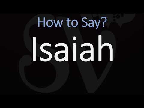 How to Pronounce Isaiah? (CORRECTLY) Hebrew Prophet Name Pronunciation