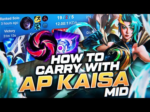 How To Solo Carry With AP Kai'Sa Mid | High Elo Kai'Sa Ranked Game | League of Legends