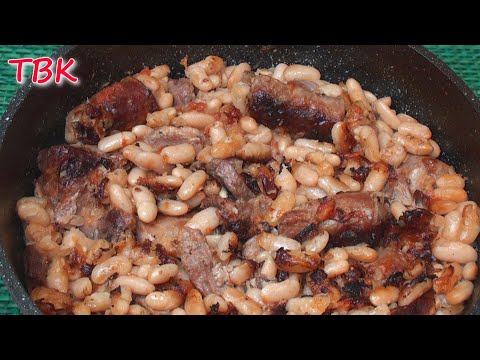 French Cassoulet as cooked by an English woman in a Welsh kitchen.