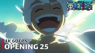 One Piece - Opening 25 【THE PEAK】 4K 60FPS Creditless | CC video thumbnail