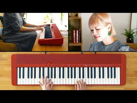 Sintezatorius Casio CT-S1, raudonas video