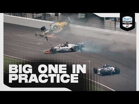 Multiple Cars Crash in Indy 500 Practice | 2026 INDYCAR