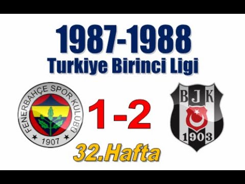 [1988.04.17] 1987-1988 32.Hafta F.Bahce - Besiktas 1-2