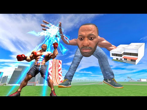 Body Builder Franklin vs Franko Giant - INDIAN BIKE DRIVING 3D