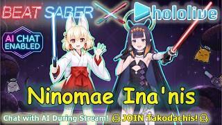 【Ina'nis ✖ BEAT SABER】Global Takodachi Party! Ina'nis Music Jam & Chat with Koharu AI! 🌏🎉#HololiveEN