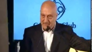 "High Drama" of Anupam Kher’s speech at The Telegraph National Debate 2016 on 5 March