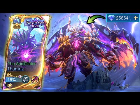 THAMUZ NEW COOLEST SKIN EVER "THE ANNIHILATOR" 11-11 IS FINALLY HERE!!🤯✨(HOW MUCH?) - MLBB