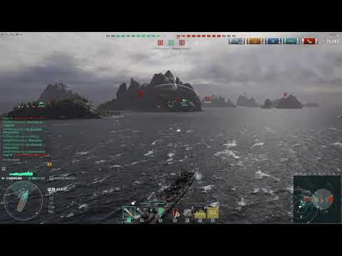 World of Warships Harugumo 135 K damage 1500 XP