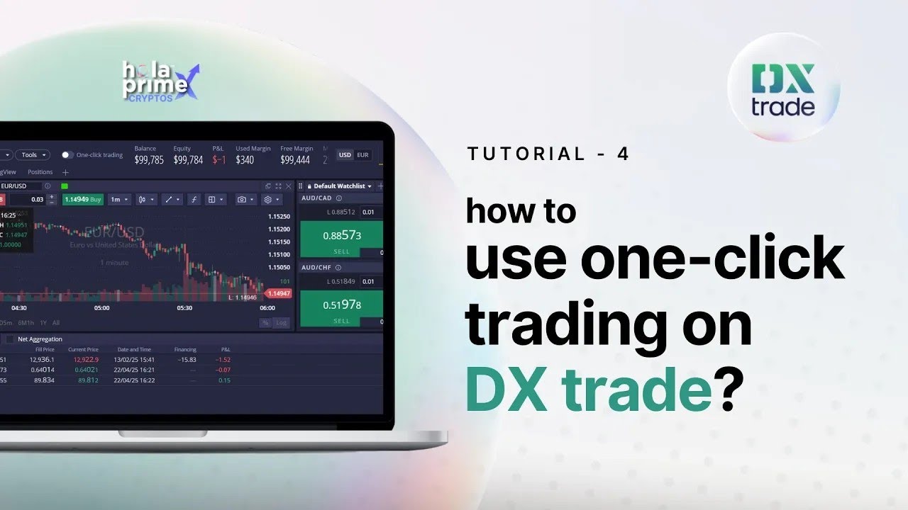 So aktivieren und nutzen Sie den Ein-Klick-Handel bei DXtrade | Hola Prime