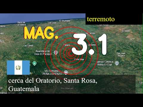 Terremoto cerca del Oratorio, Santa Rosa, Guatemala actualizaciones en vivo hoy: Terremoto de magni