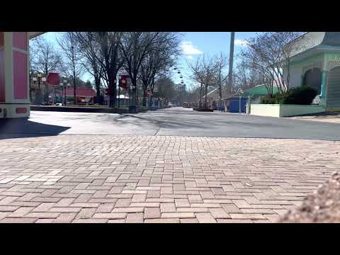 Kings Dominion off-season walk around February 2022