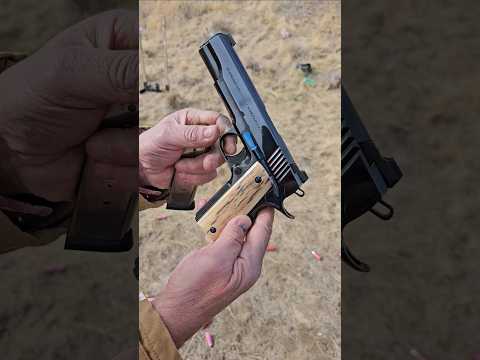 Standard Manufacturing 1911 with Mammoth grips #1911 #standardmanufacturing #mammoth #shooting