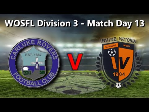 Carluke Rovers 1 : Irvine Vics 4 - 26th November 2022