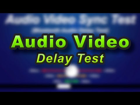 Bluetooth Delay test (Audio Video Sync Test)