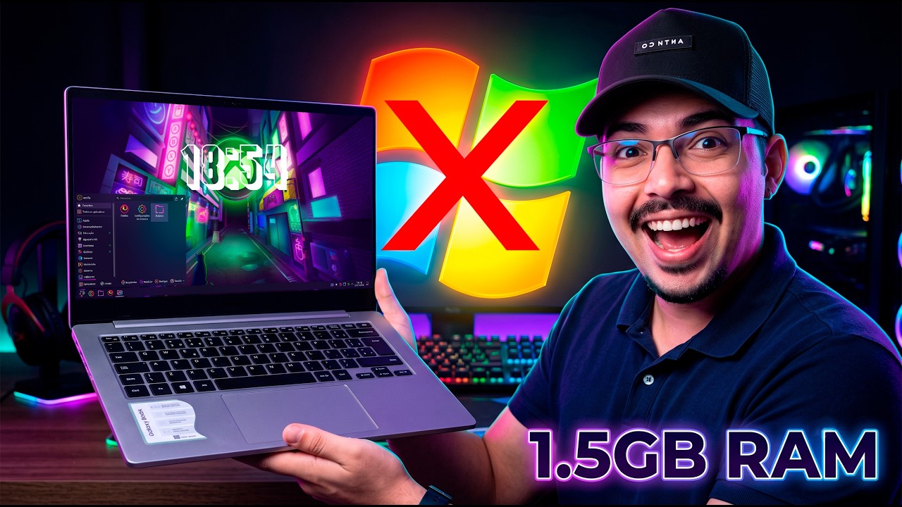 Sua Máquina Antiga Vai Voar! Sistema Grátis, Leve e Lindo Que Roda Programas .EXE