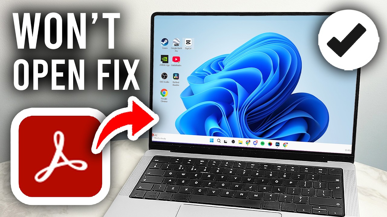 How To Fix Adobe Acrobat Reader Not Opening - Step By Step