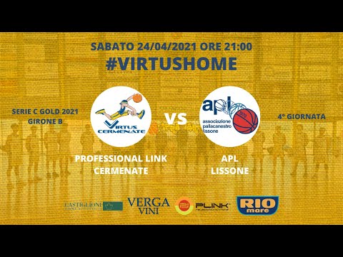PROFESSIONAL LINK CERMENATE vs APL LISSONE - 24/04/21 ore  21.00