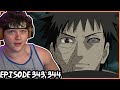 THE MAN UNDER THE MASK OBITO S REVEAL Naruto Shippuden REACTION Episode 343 344