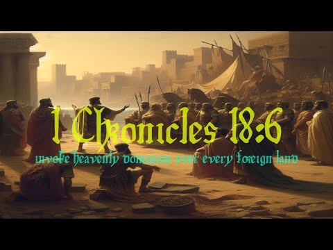1 Chronicles 18:6
