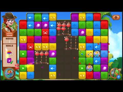 Lost Island Blast Adventure Level 1000 - NO BOOSTERS 🏝️ | SKILLGAMING ✔️