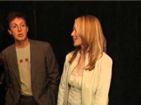 Paul McCartney endorsing artist/writer Leslie Mills