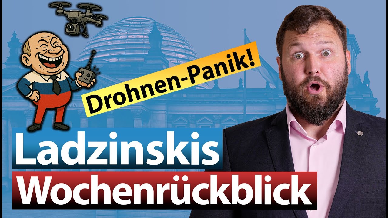 Spannungsfall wegen Drohnensichtungen? Ladzinskis Wochenrückblick