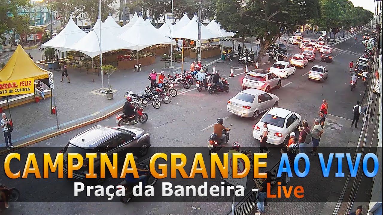 AO VIVO, PRAÇA DA BANDEIRA, CAMPINA GRANDE, PB, BRASIL - LIVE