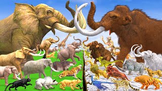 Prehistoric Animals Epic Battle Ice Age Animals vs Wild Animals - Animal Revolt Battle Simulator