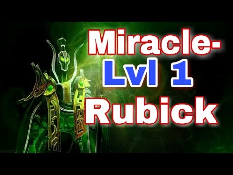 Rubick By MIRACLE- LVL 1 Dota 2 7.00