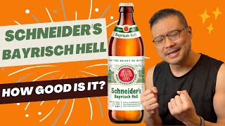 BEER DRINKERS! If you HAVEN'T tried the Schneider's Bayrisch Hell, you're MISSING out!
