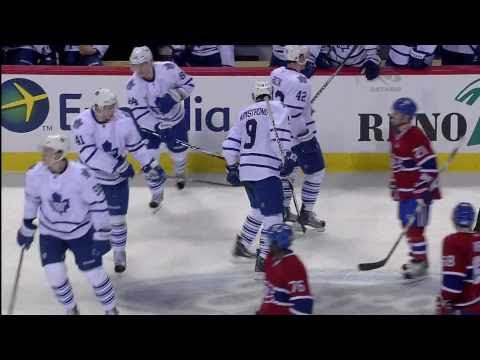 Bozak 2nd Goal - Leafs 5 vs Habs 3 - Feb 24th 2011 (HD)