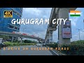 A Drive In Gurugram City Haryana India