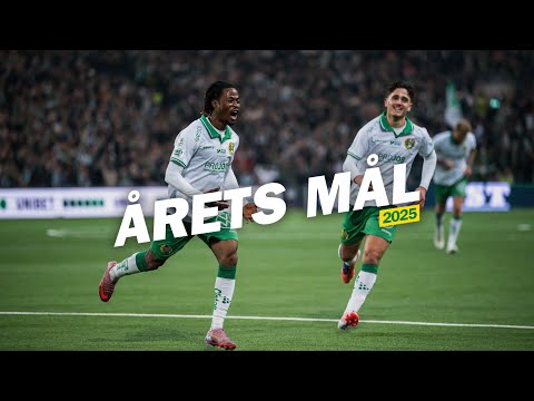 Årets mål 2025 – kandidater herr