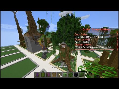 Captain Sparklez - Jerry's Tree Building Contest - Minecraft - Entry tour.