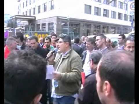 Demo des Komitee der syrischen Kurden vor syrischer Botschaft