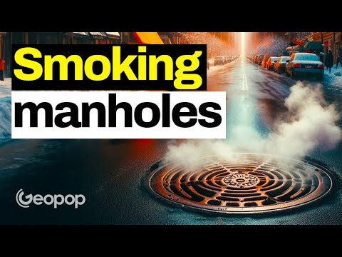 Why does smoke come out of the manholes in New York? Here is the scientific explanation.