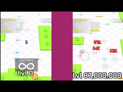 Numbers.io - Math Games Fun Video Gameplay (Number Race 3D)