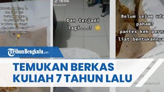 Kisah Viral Wanita Temukan Berkas Kuliahnya 7 tahun Lalu di Bungkus Makanan saat Membeli Sarapan