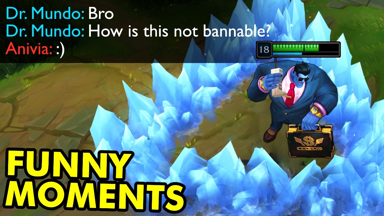 FUNNIEST MOMENTS IN LEAGUE OF LEGENDS #64