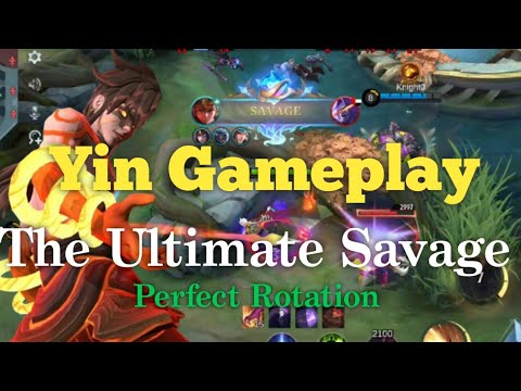 Yin Gameplay Ultimate Savage The Perfect Rotation | MLBB
