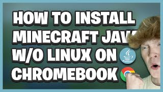 How To Install MINECRAFT JAVA On Chromebook Without Linux Mode!