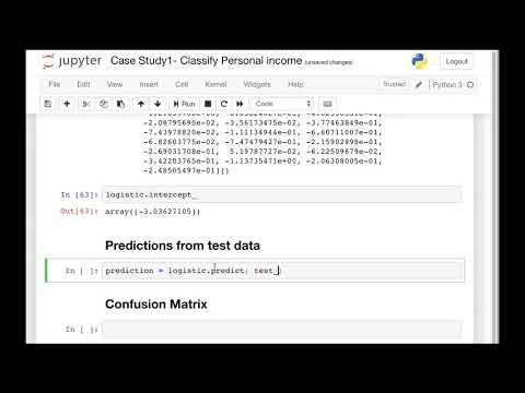 Data Science For Beginners with Python 20 Case Study 1 Validating Model accuracy